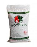 10kg bag of Woodlets Wood Pellets