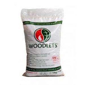 10kg bag of Woodlets Wood Pellets