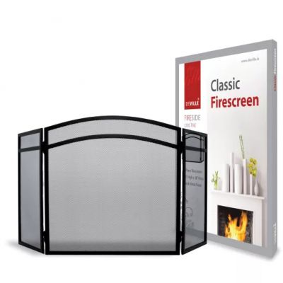 De Vielle 3 Fold Screen Classic Black