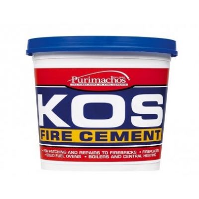 1kg tub of black KOS Fire Cement