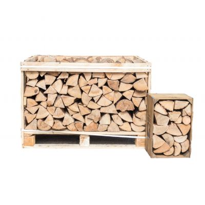 Small Crate Kiln Dried Birch Hardwood Logs