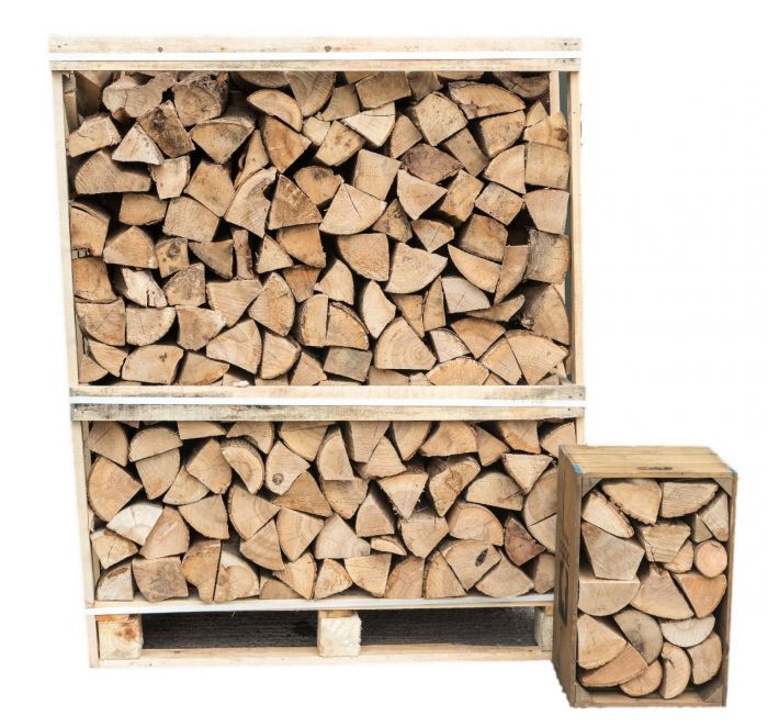 Large Crate Kiln Dried Birch Hardwood Logs
