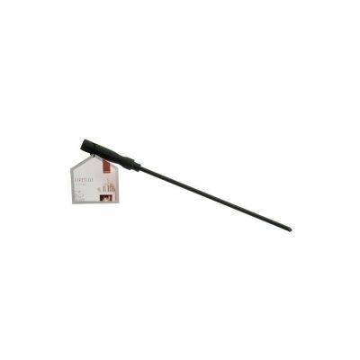 De Vielle 19inch Black Steel Poker