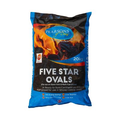 Pre Pack Five Star Ovals `Ready to Burn` Pallet