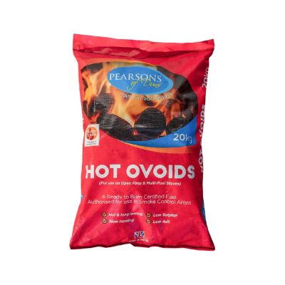 Pre Pack 20kg Hot Ovoids `Ready to Burn` Pallet
